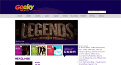 Desktop Screenshot of geekynews.com