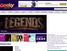 Tablet Screenshot of geekynews.com